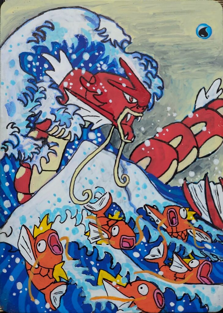 Custom Card Art : Chaos with a hint of red