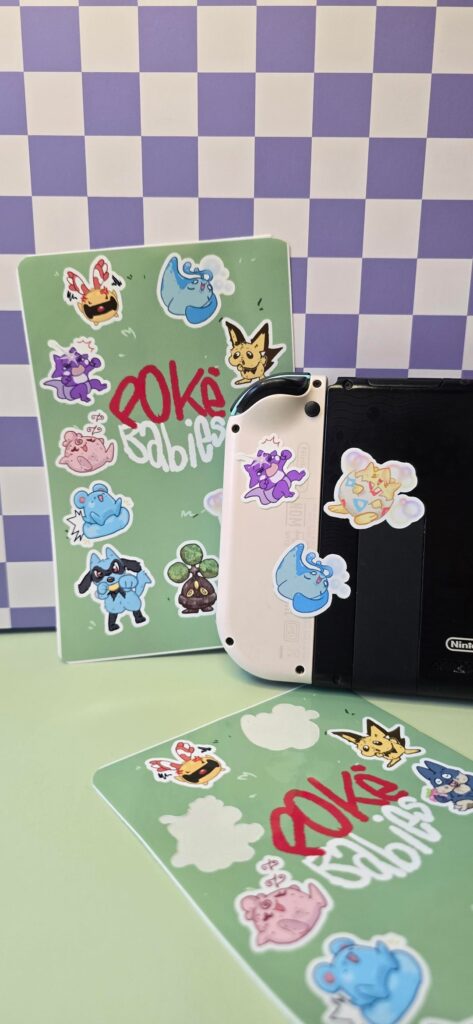 I made myself stickers for scrapbooking♡ 𐔌՞ ܸ.ˬ.ܸ՞𐦯