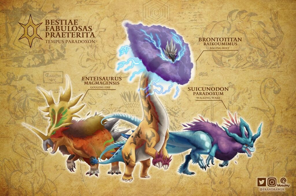 (OC) Semi-realistic paradox beasts trio!