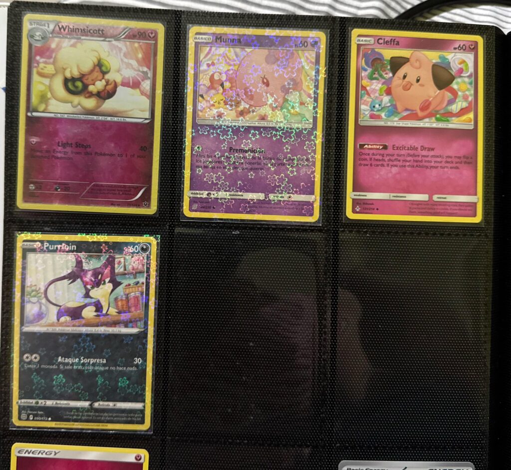 Cartas pokémon con peluches