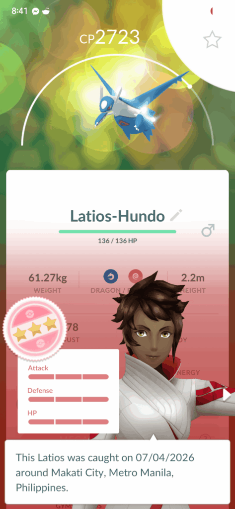 First hundo pokemon!
