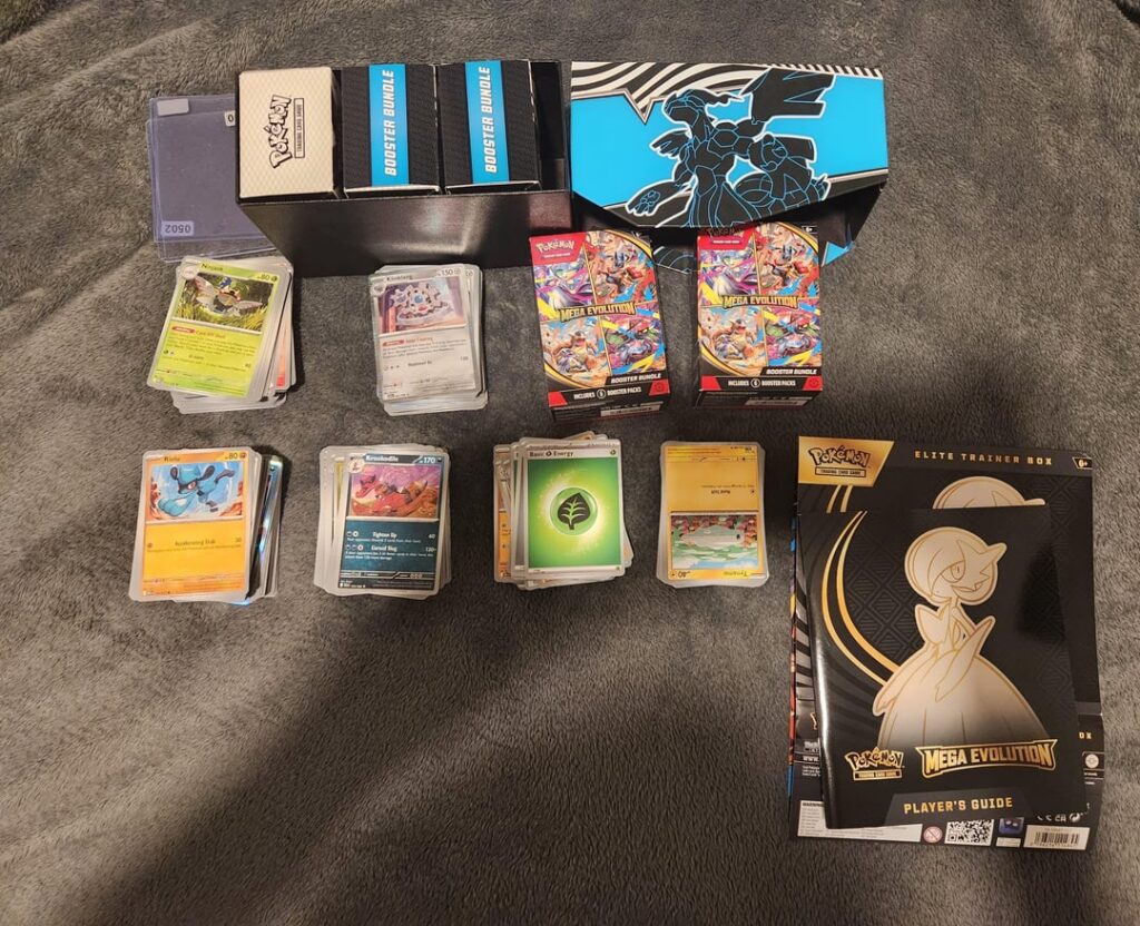 Someone left a bunch of pokemon cards and boxes in my apartment trash room.