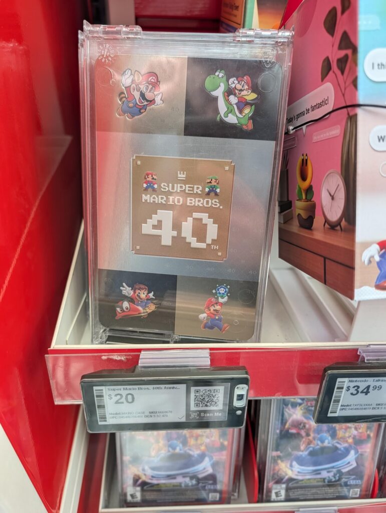 40th anniversary game case