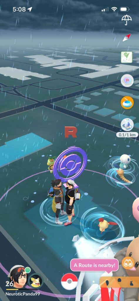 Pokémon Going at my desk at work and this guys all up in my business