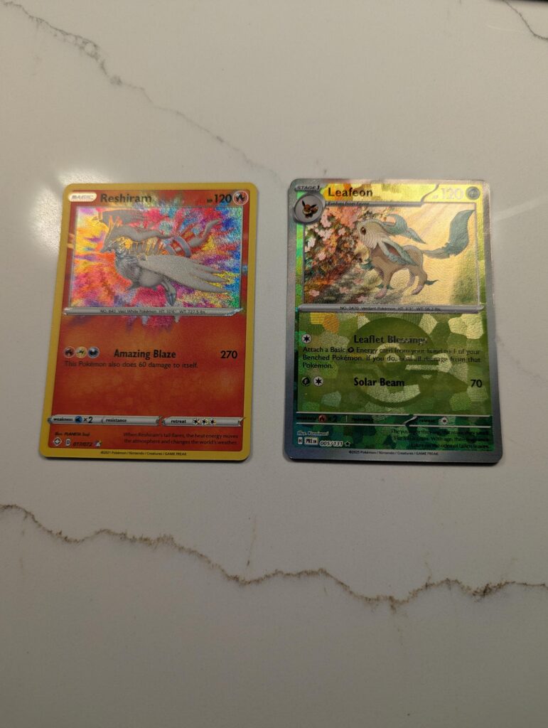 What cards look/feel way better in person?