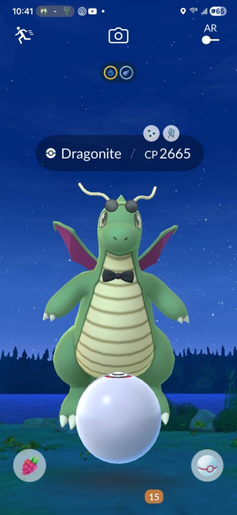 Been chasing a shiny dragonite for a while, so cool to have gotten this!!