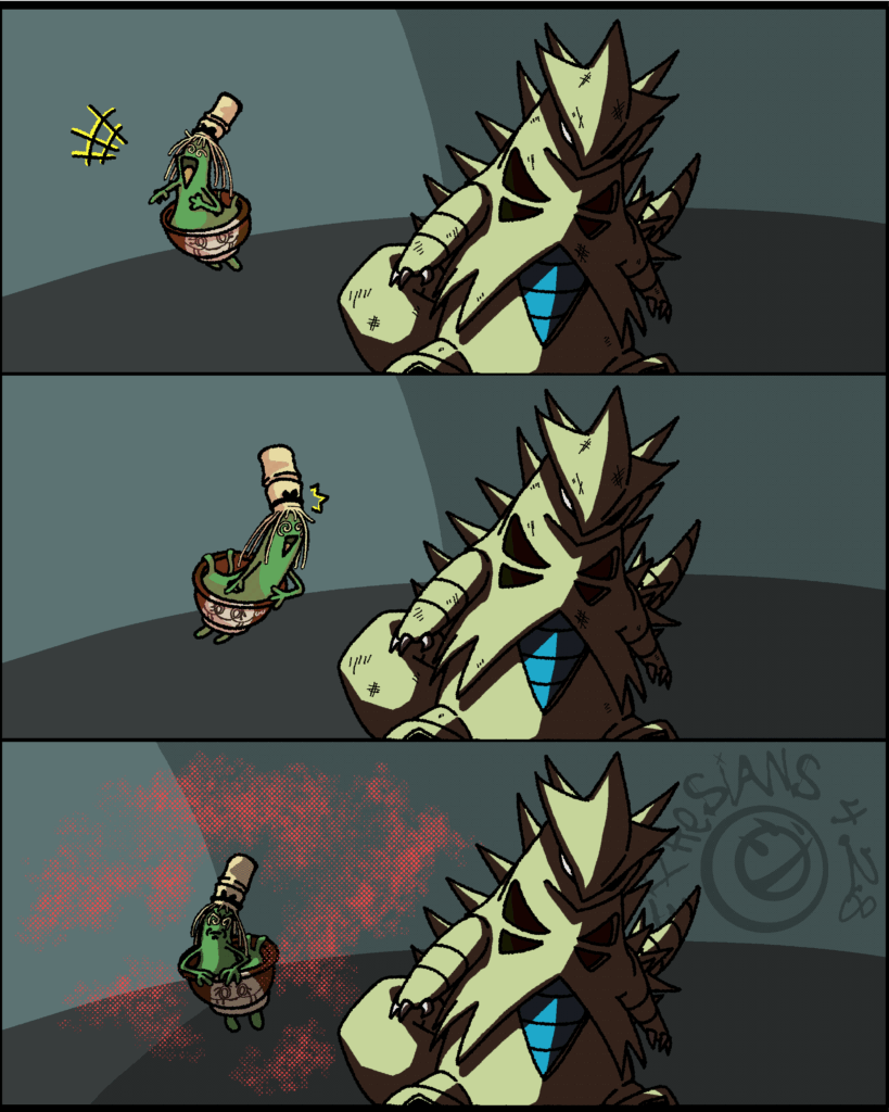 I've been watching Pokemon Champions while drawing lately [I drew this]