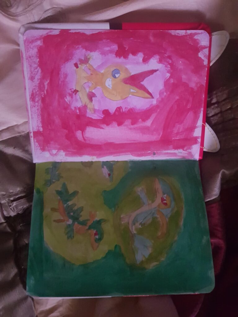 Here's the start of my daughter's Unima pokedex project