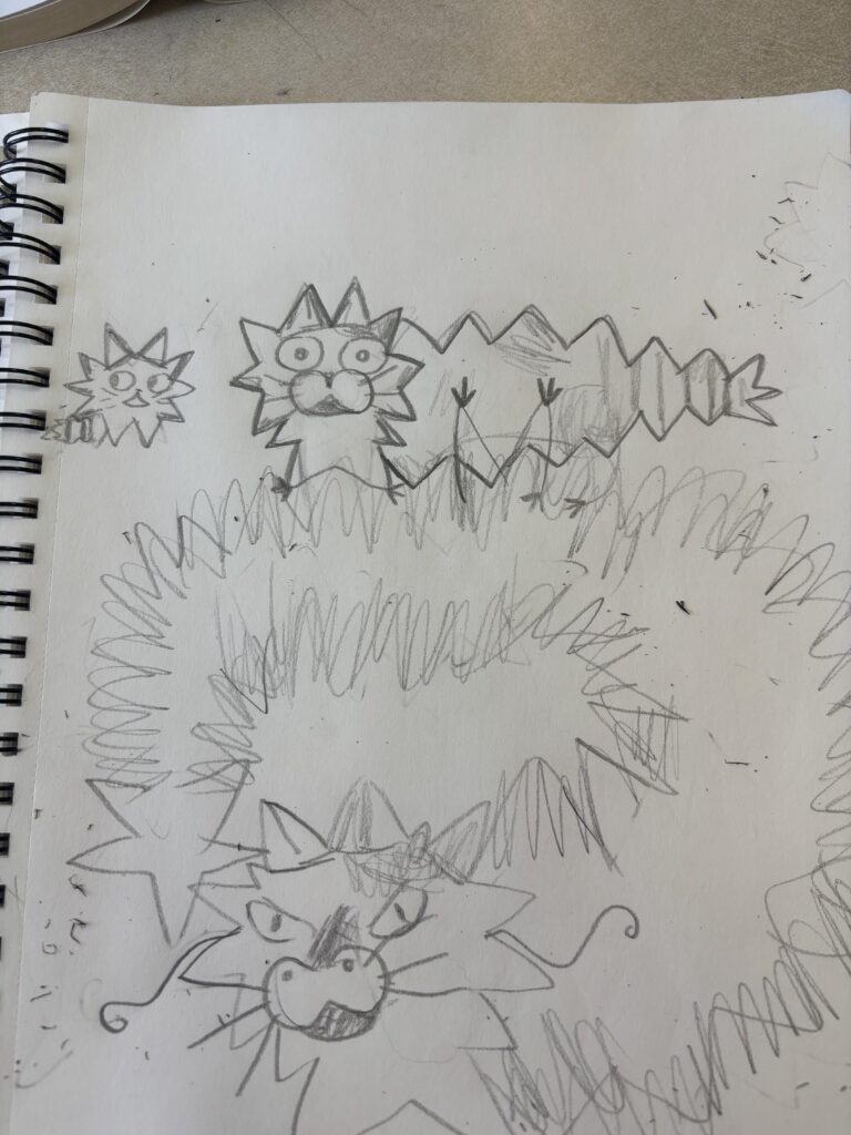 Chinese dragon cat pokemons