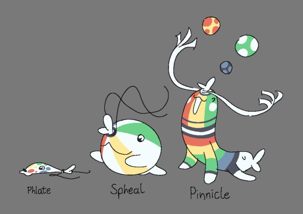 Kind of my first attempt at a fakemon design