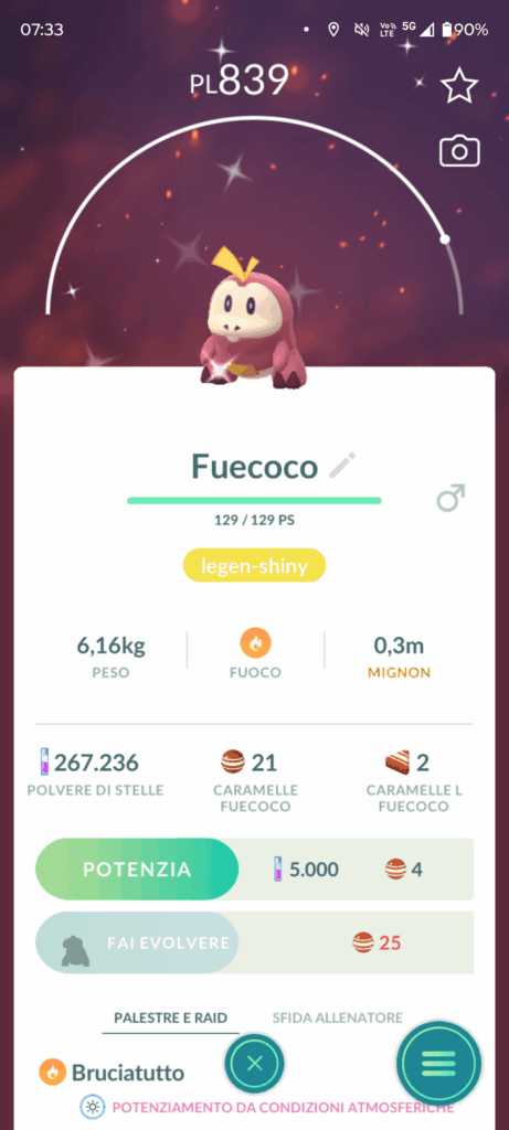 First Pokémon that i encounter today🔥🔥