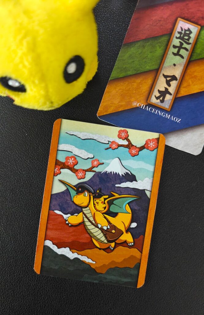 [OC] Dragonite & Pikachu Delivery card