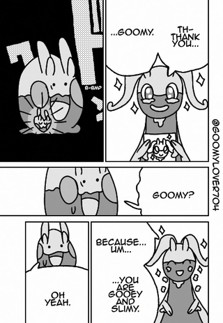 [OC] Some manga panels redrawn as the Goomy line