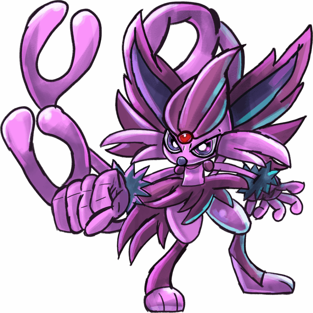 My take on Mega Espeon, making my own Mega forms is really enjoyable  (OC)