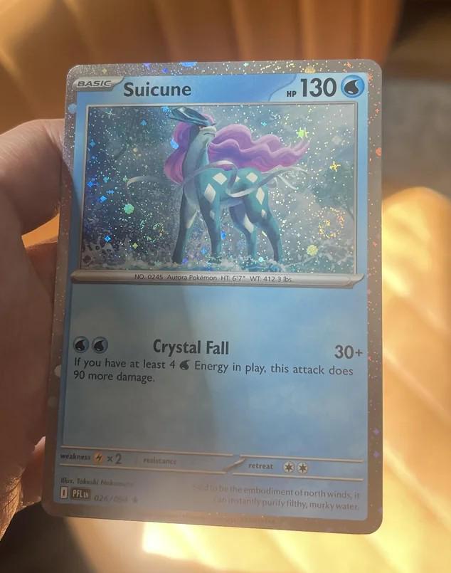 Promo Suicune Card with Double Swirls!