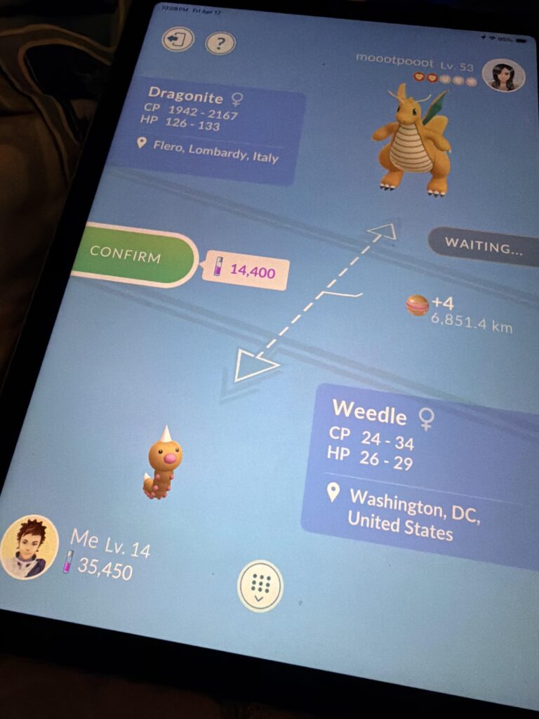 Traded with my nephew