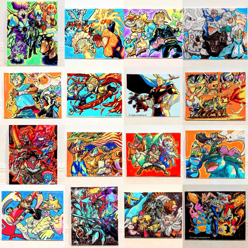 Which composition/color scheme do you think is the best out of these ones I've drawn? Help me decide for my future drawings.