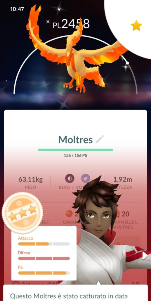 My second Shiny Galarian Bird : Moltres