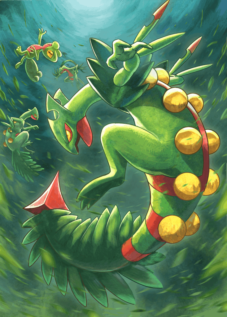 [OC] - Custom trading card : Mega Sceptile