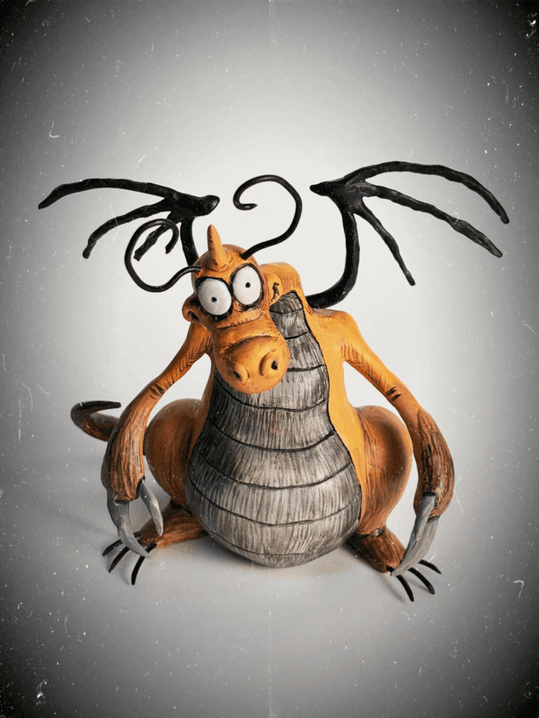 Gave Dragonite a darker, gothic vibe… not sure if I made it better or worse