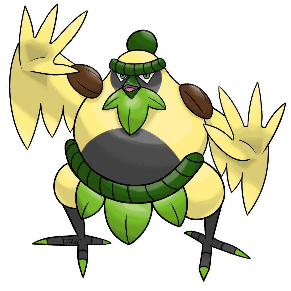 Browt Final Evo Concept: Vegtebrawl, the Combatant Pokemon
