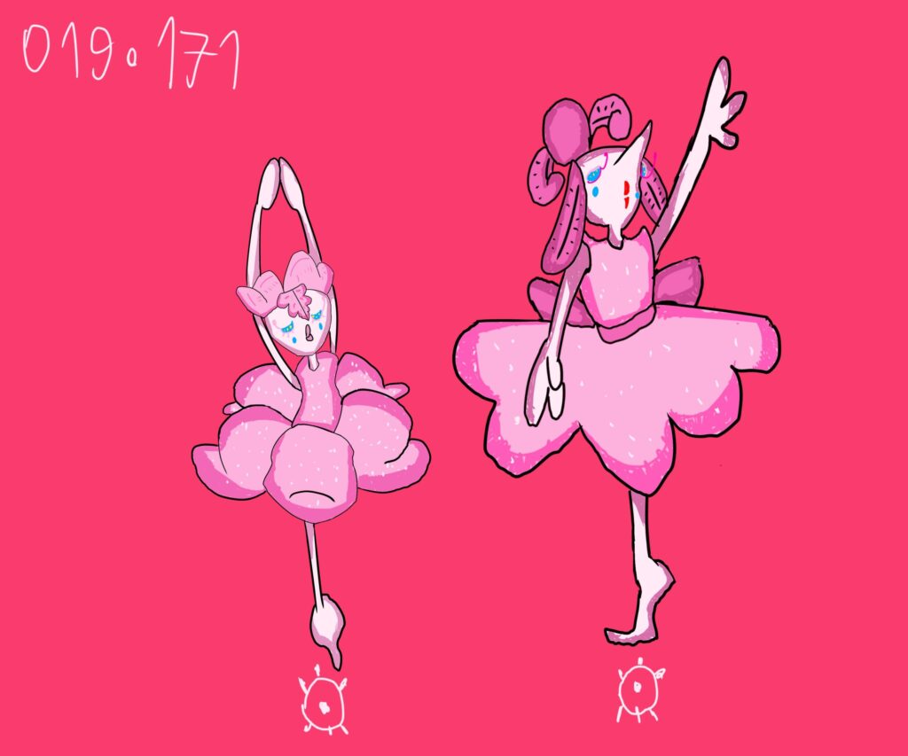 Acrobatic ballet dancers, they only have one leg and use their psychic abilities to stay upright while spinning. Psychic.