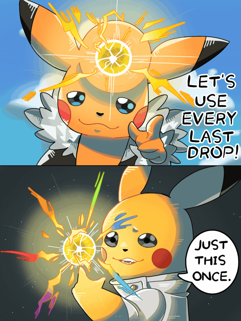Pikachu vs pikachu (oc)