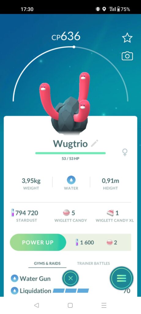 Does Wugtrio only spawn on beaches like Wiglett or can it spawn anywhere? Had one spawn nearby even though I've never seen a Wiglett here