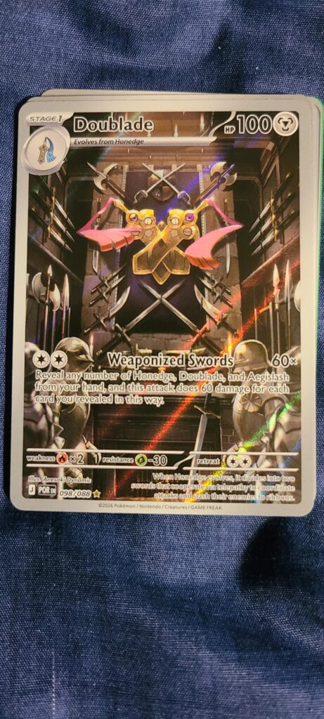 My pull from a single sleeved booster pack