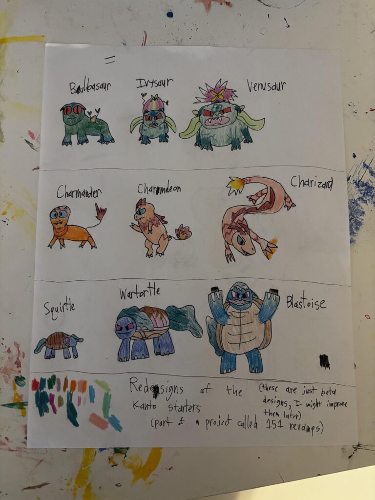Hello! I am starting a project called “151 Revamps” ,where I redesign all 151 Kanto pokemon!