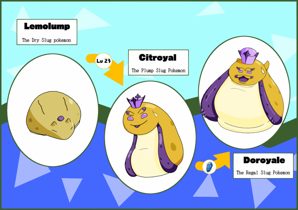 Lemons of the Sea! Kadia Dex #028 Lemolump, #029 Citroyal, and #030 Doroyale!