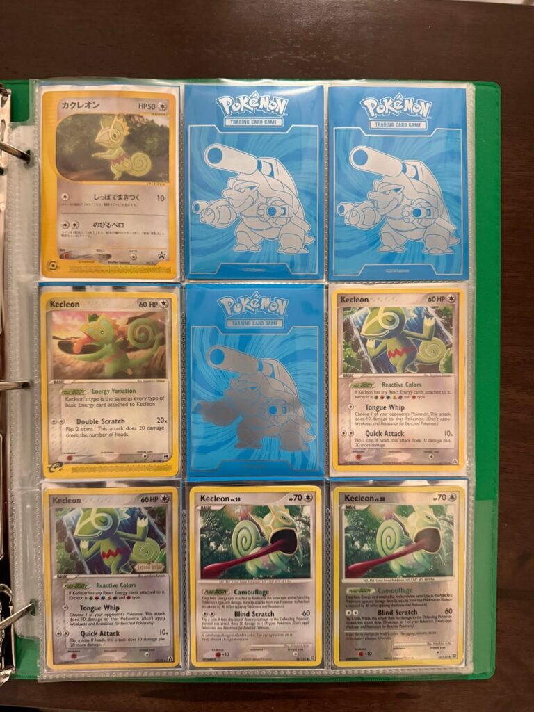 I'm trying to collect all of the American Kecleon cards and then move onto the Japanese ones. Just wondering if there are any cards that I missed or that you guys would think would look cool in the collection. The screenshots are the cards that l've ordered and are waiting on to complete my set
