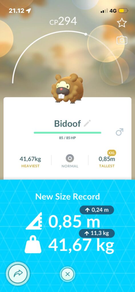 Does anyone have a bigger bidoof than me?