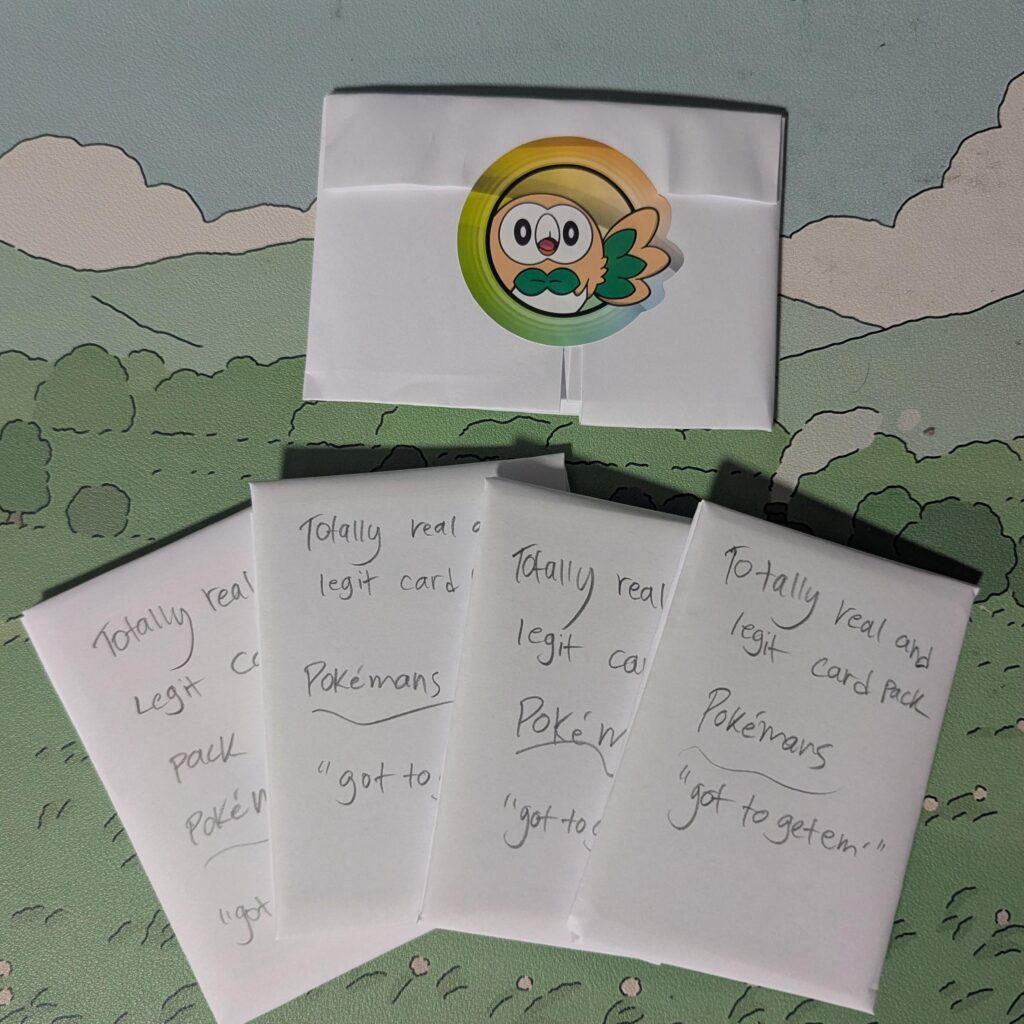 Made some packs for my friend!