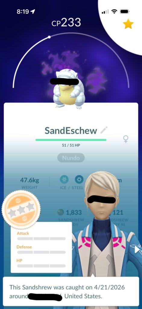 I have 18 Nundos, but this is my first Shnundo!