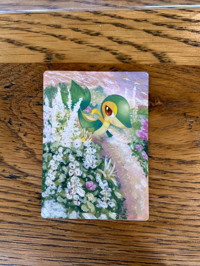 I painted my first Pokémon card