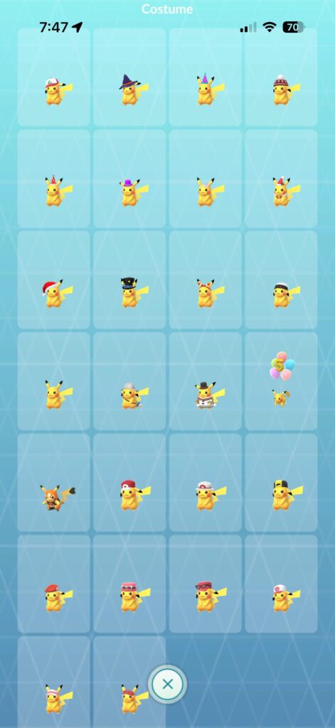 How many pikachu costumes do ya’ll have?