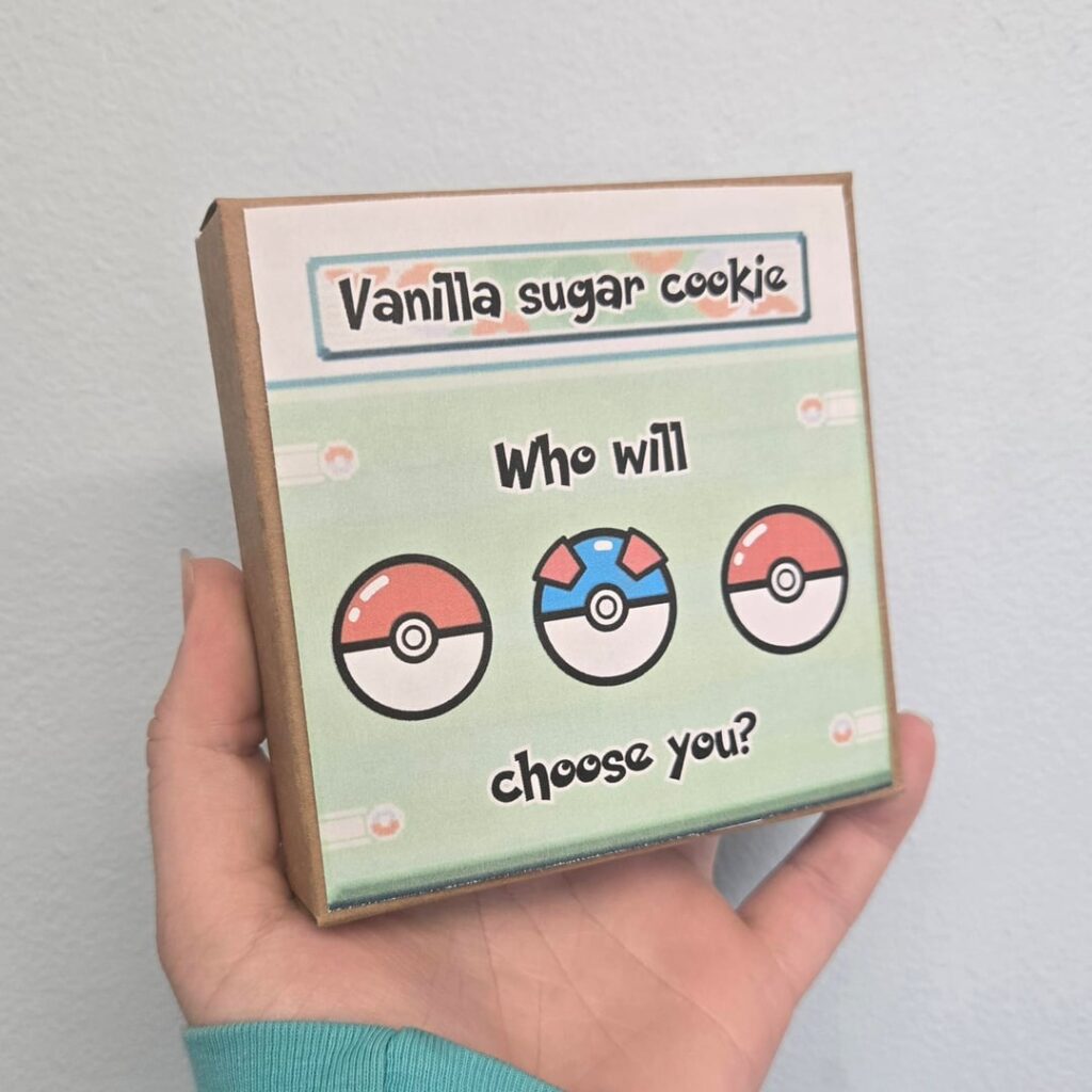 Pokemon cookie packaging advice...