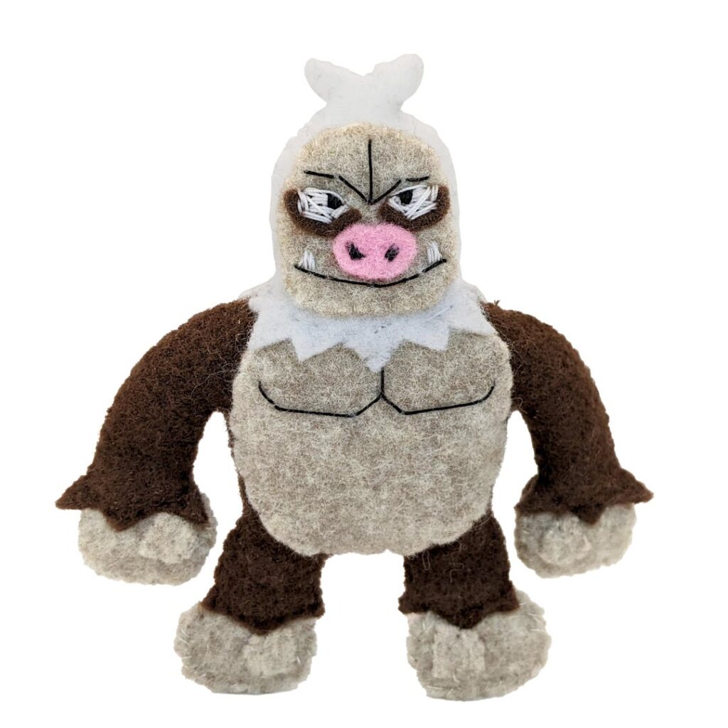 I Made A Felt Plush Pokémon: Slaking