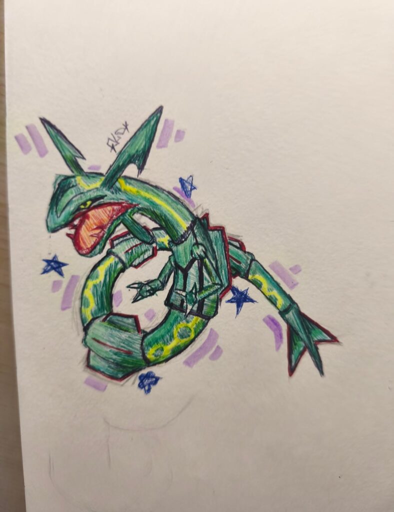 My first time trying Pokémon art and I loved it I will for sure draw more