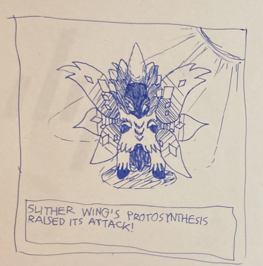 I drew seriously for the first time