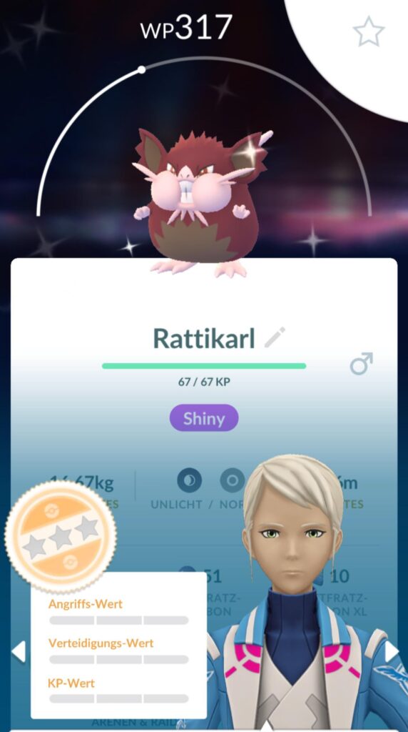 Caught a rare rattata and made it into Raticate