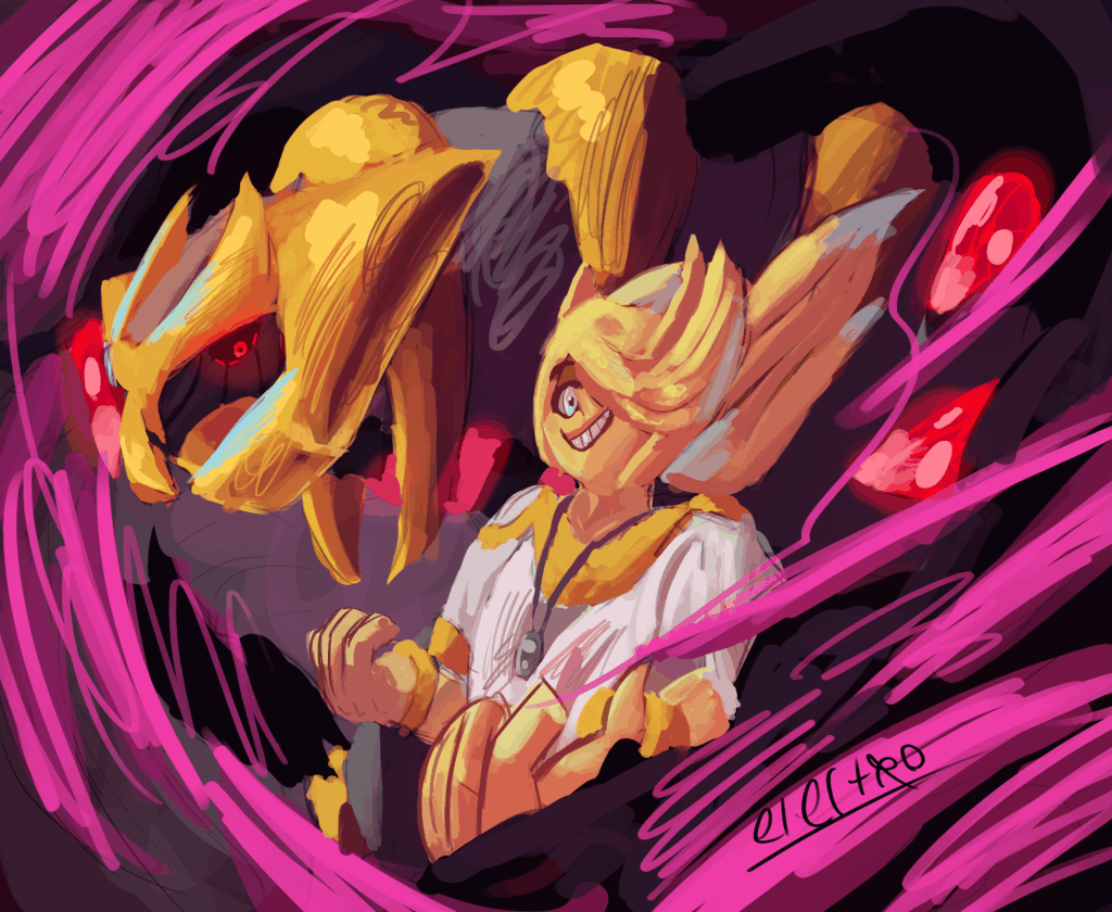 for todays art did Giratina and volo!