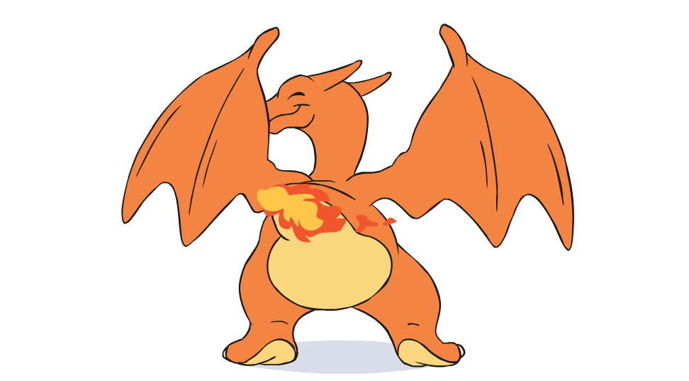 Charizard seems Happy for some reason...(Made by thazdragon)