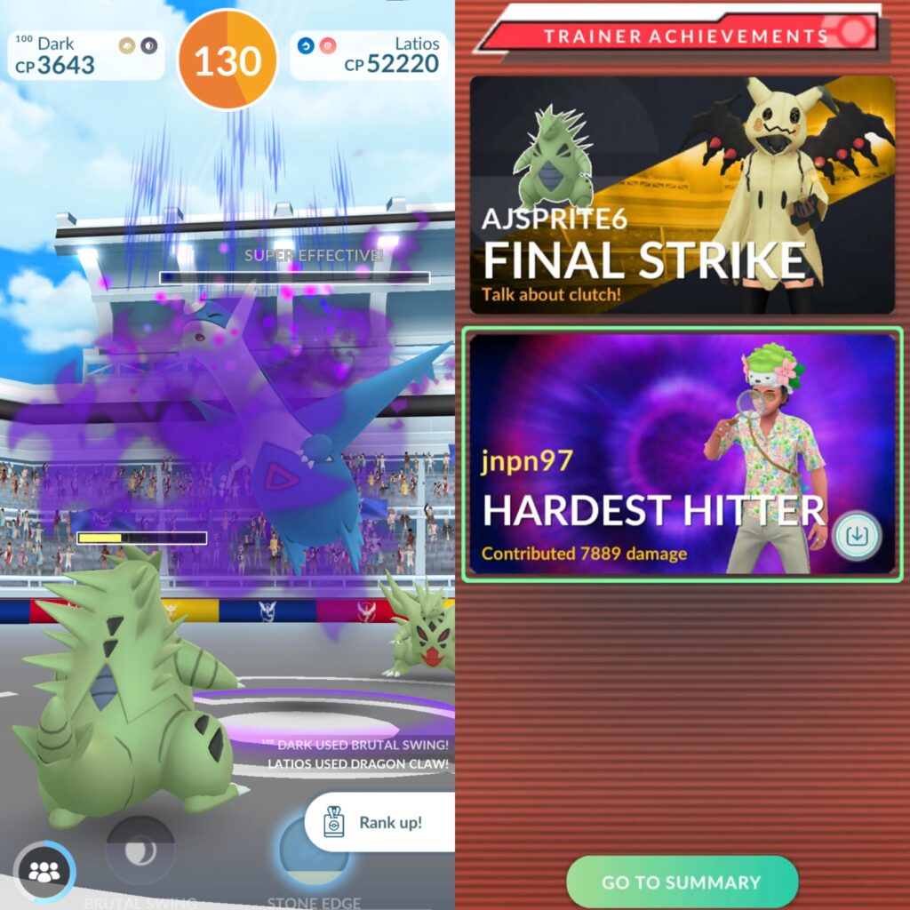 Other players jumped at the last second, but we still managed to finish the raid anyway