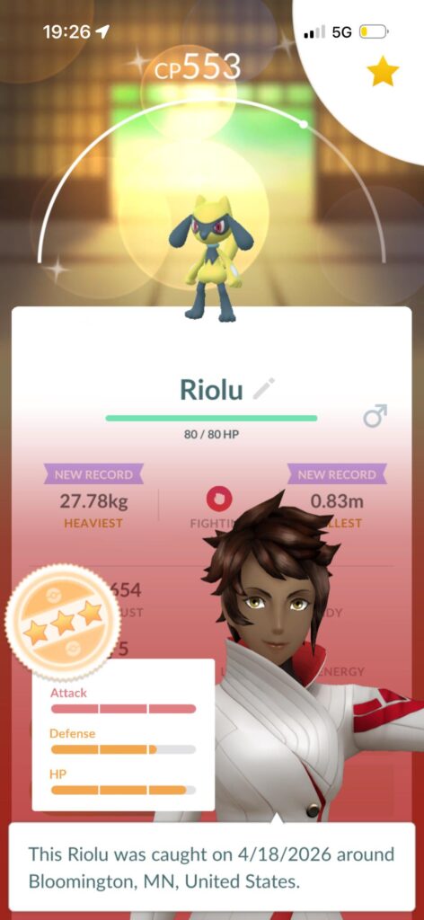 Very successful Riolu hatch day!