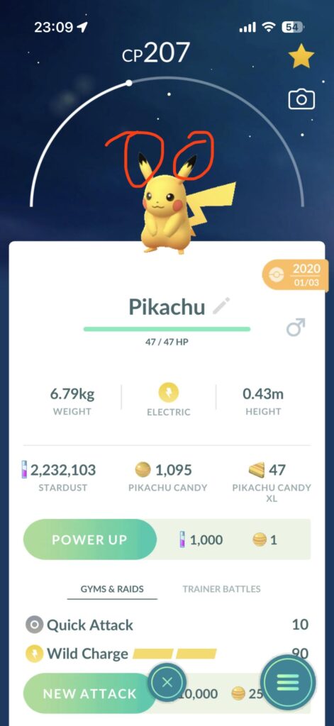 Did Niantic change Pikachu’s design at some point?