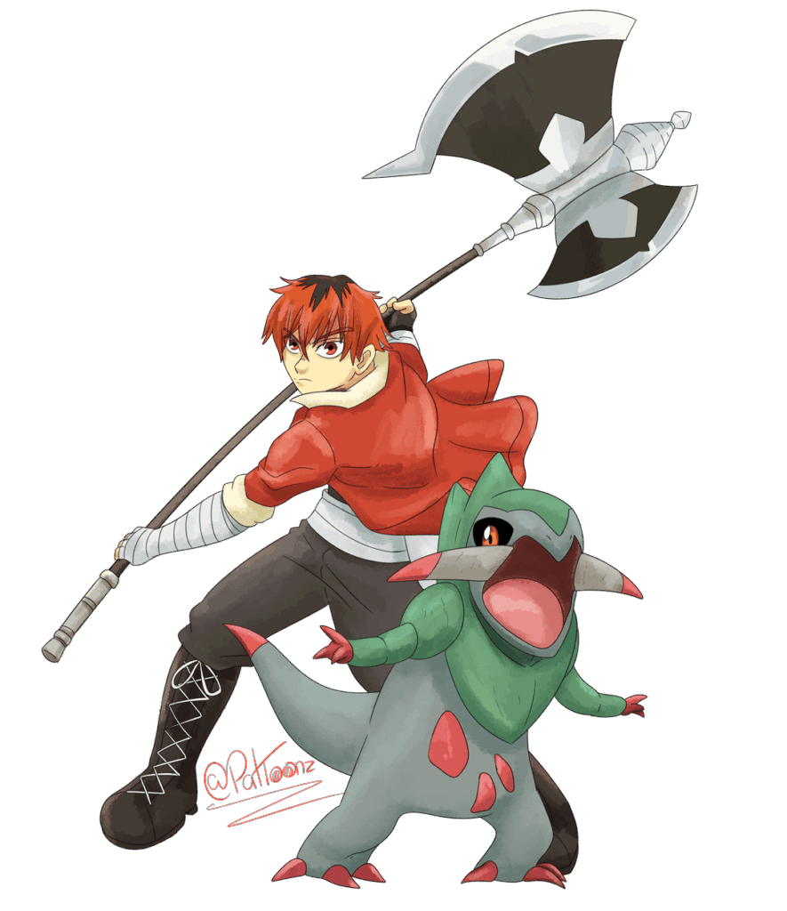 [OC] Anime characters with Pokemon!