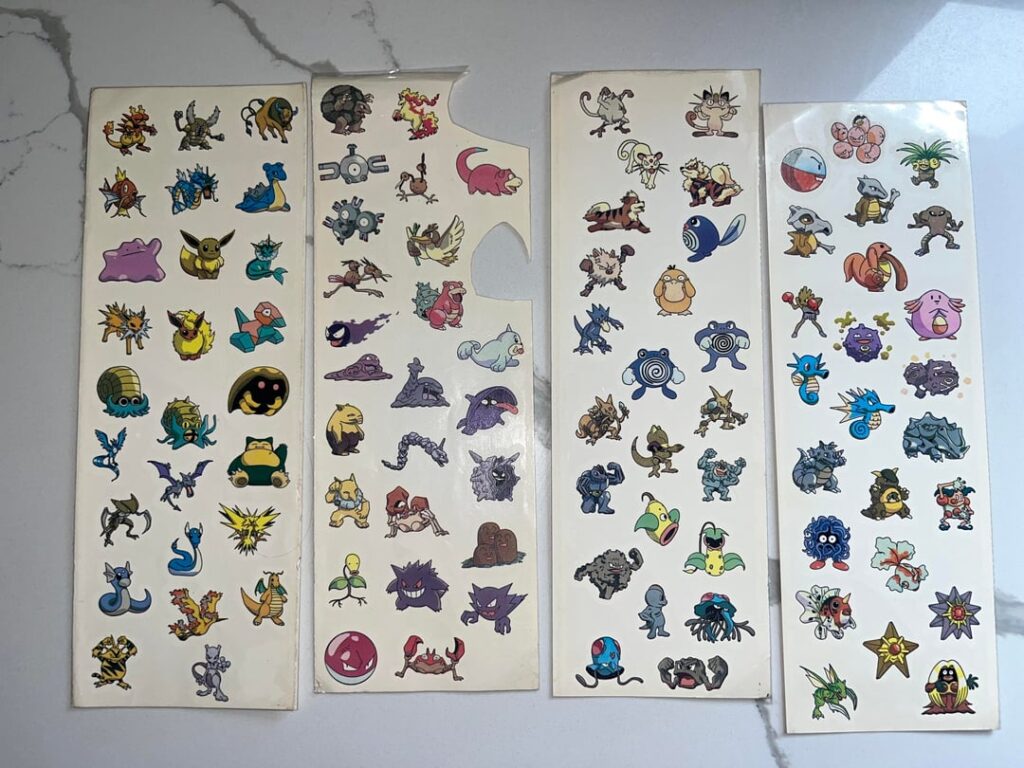 Pokemon tattoos from the 90s
