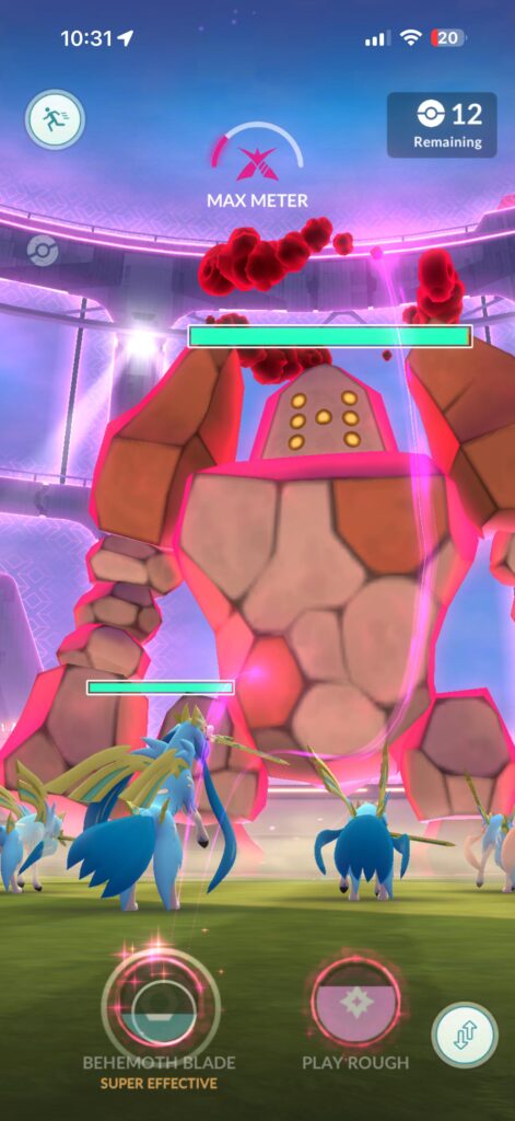 Dynamax Regirock savagely attacked by 4 ravenous dogs leak